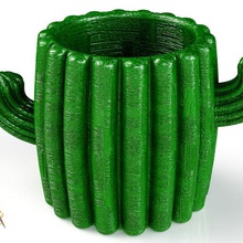 vase cactus home base vases garden 3d print model - Mito3D