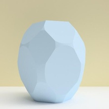 vase carve home soliflor pink deco complex original origami 3d print model - Mito3D