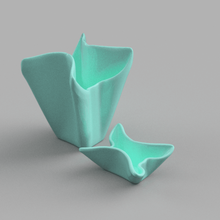 vase en tissu effet la maison serviette de bain vêtements 3d print model - Mito3D