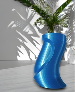 vaso cole elegante vaso filamento casa decora planta fiore 3d print model - Mito3D