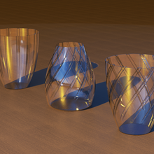 vaso de coleta 4 a casa 3d print model - Mito3D