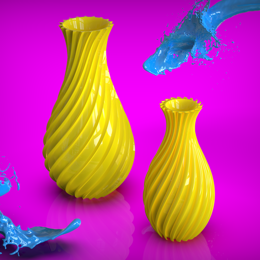 vase collection 5 home 3D print model - Mito3D