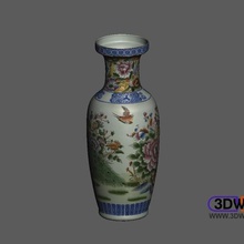 vase Farbe Modell Kunst 3d-scanner artec fullcolor scan scanner zcorp durchsucht Replikate 3d print model - Mito3D