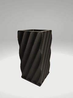 vaso cubo 3d print model - Mito3D