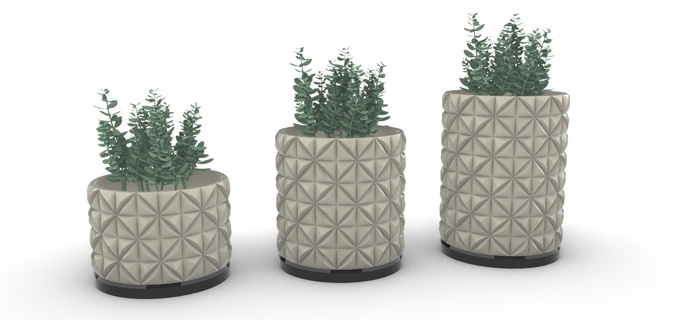 vazo dekor ev dekorasyon mimari 3d print model - Mito3D