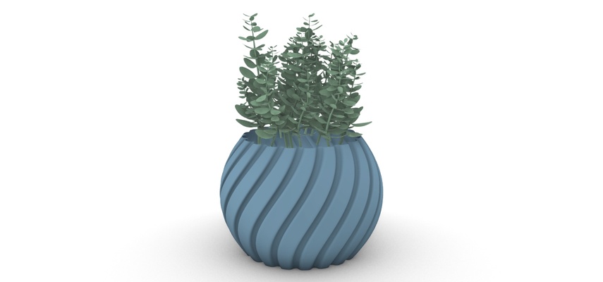 vase dekor 2 zuhause haus dekoration architektur modus 3d print model - Mito3D