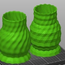 vase décoration vaza 3d print model - Mito3D