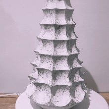vase diko mode art decor decoration geometric 08 0 8 pot planter dried flower flowers gift woman 3d print model - Mito3D