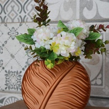 vase feuille 3d print model - Mito3D