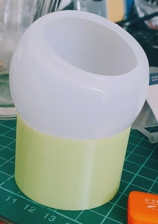 vase titulaire soutien art 3d impression e27 ampoule mode gentil 3d print model - Mito3D