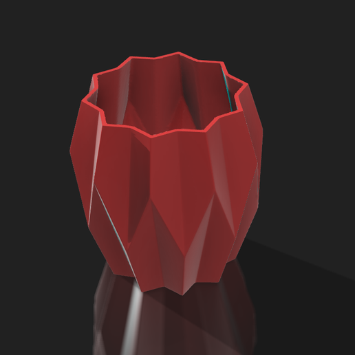 Vase 3D print model - Mito3D