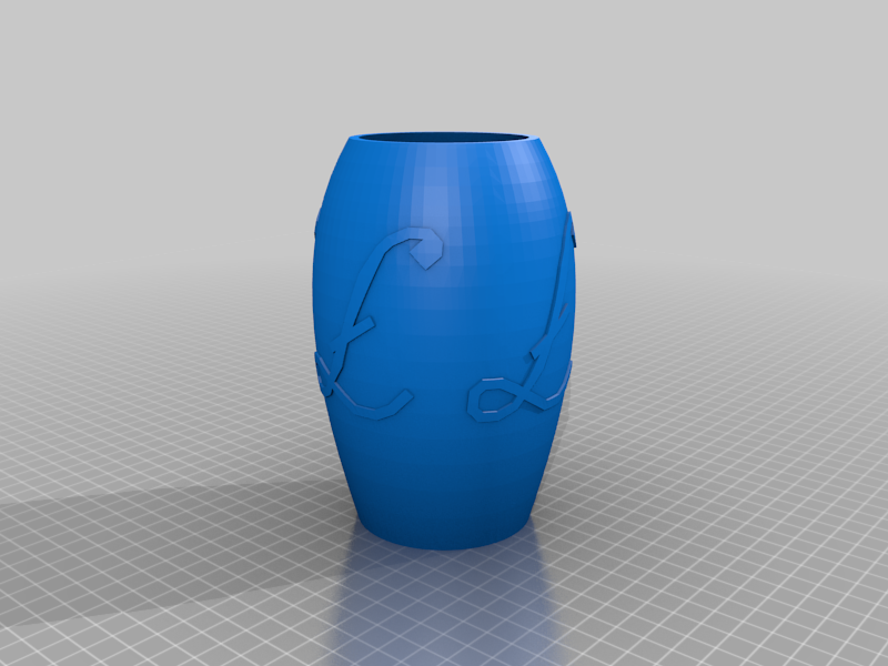 vazo Livre sterlin dolar çiçek para Kutu Kulp destek mod Sanat 3D print model - Mito3D