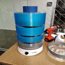 vaso modo filamento secador bandeja extensão 3d_printer_accessories 3d print model - Mito3D