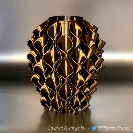 vase mode lilypot art vasemode sidnaique 3D print model - Mito3D