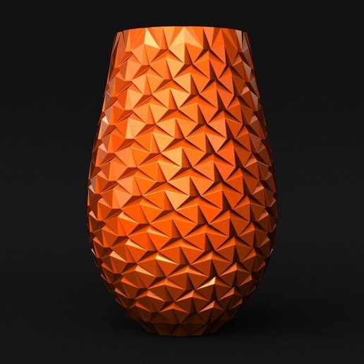 vase mode origami art sidnaique spiralize spiral 3D print model - Mito3D