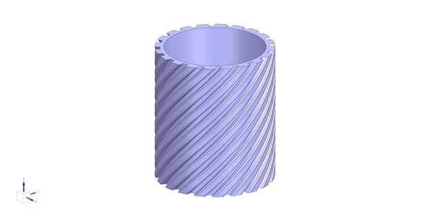 vaso modelo normal impressão espiral modo arte vasos flsun v400 3d print model - Mito3D