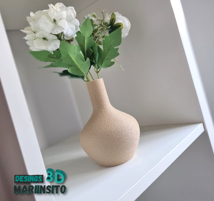 vaso n 7 casa flor flores minimalista arte panela 3d print model - Mito3D