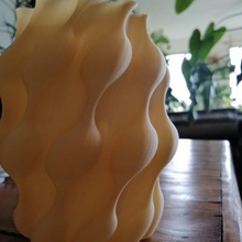 vase organic dew pot see decoration 3d print model - Mito3D