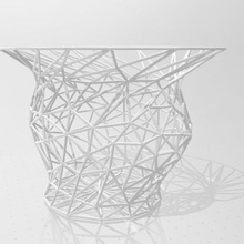 vaso de formas orgânicas a arte decoração 3d print model - Mito3D