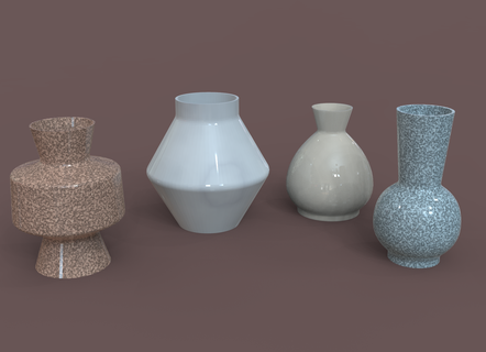 vase pack vase pot pack  3d print model - Mito3D