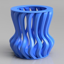 vase pencil holder home art decoration decorative flowers 3d model dry 3d print model - Mito3D