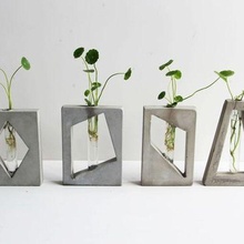vazo bitkiler bitki Somut tüp 3d print model - Mito3D