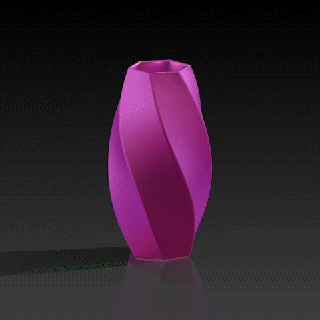 vase pot innovative polygonal delta013 home decore interior flower inside design art mode various decoration style modern simple curve fashion 3d print model - Mito3D
