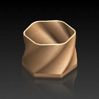vase pot innovative polygonal delta020 home decore interior flower inside design art mode various decoration style modern simple curve fashion 3d print model - Mito3D