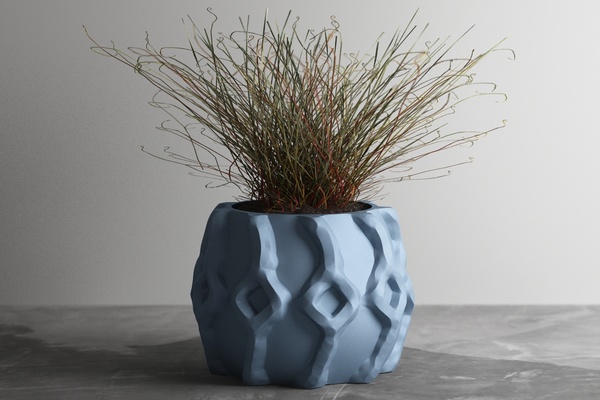 vase pot planter 3d print 835 1 home decorative nice planters 3d print model - Mito3D