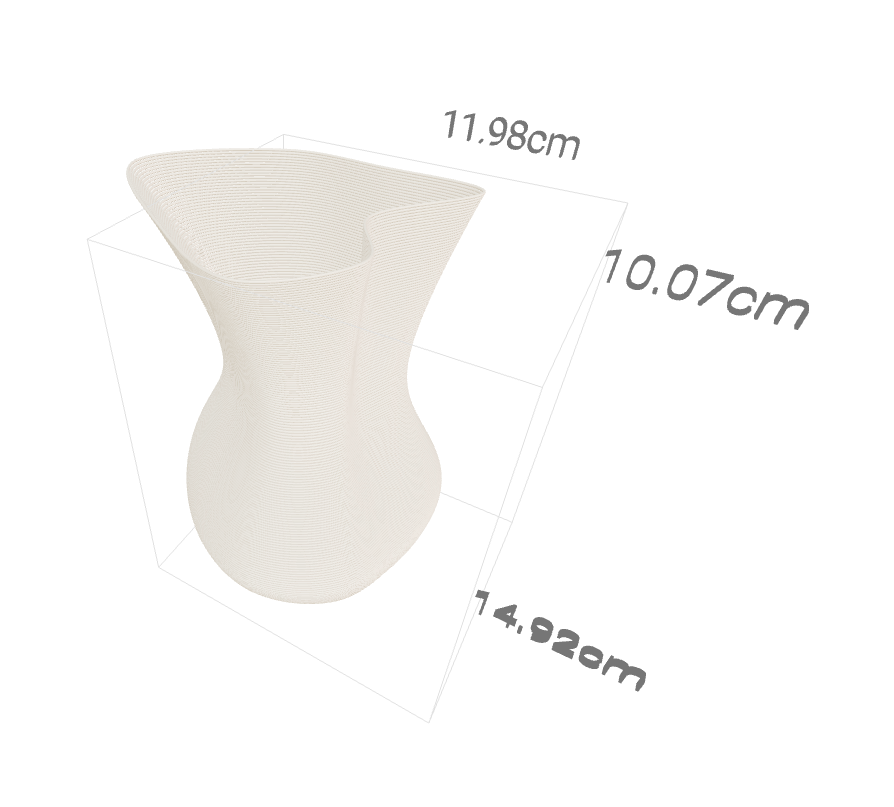 vaso ramona interni vita camera classico veleno presente fiori 3D print model - Mito3D