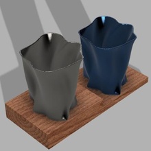 vaso série p1 casa 3d print model - Mito3D