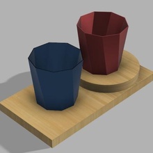 vase series p2 home 3d print model - Mito3D
