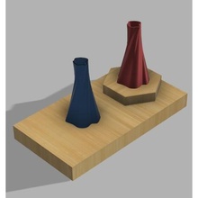 vase series p4 home 3d print model - Mito3D