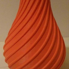 vase spirale décor 3d print model - Mito3D