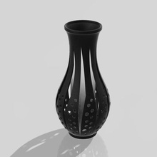 vaso interior de estilo do modelo 3d a casa 3dmodel amor arte wow 3d print model - Mito3D