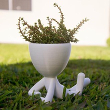 vaso in stile robert plant relax architettura robertplant umana il cantante 3d print model - Mito3D
