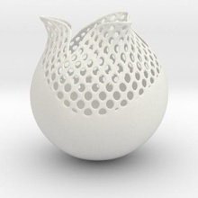vase tlp1211 home tumbler flower 3d print model - Mito3D
