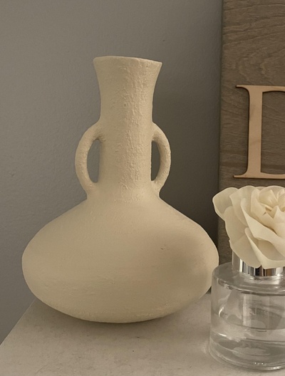 vase two handles home ceramic 3d print model - Mito3D