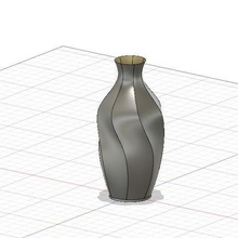 vase vague la maison fleurs art 3d print model - Mito3D