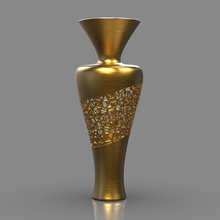 Vase voronoi Innere Blume Design Kunst Modus Dekoration Topf Stil Unterstützung modern 3d print model - Mito3D