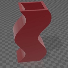 vaso ondas 3d print model - Mito3D