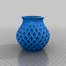 vasedoubletwist4mm vase conteneurs 3d print model - Mito3D
