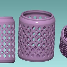 vasos vaso orifício deco 3d print model - Mito3D