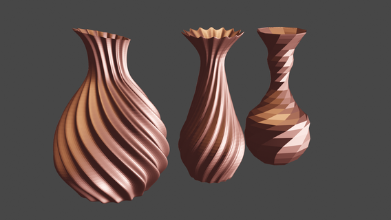 vasi vaso miscelatore fiore fiori 3d print model - Mito3D