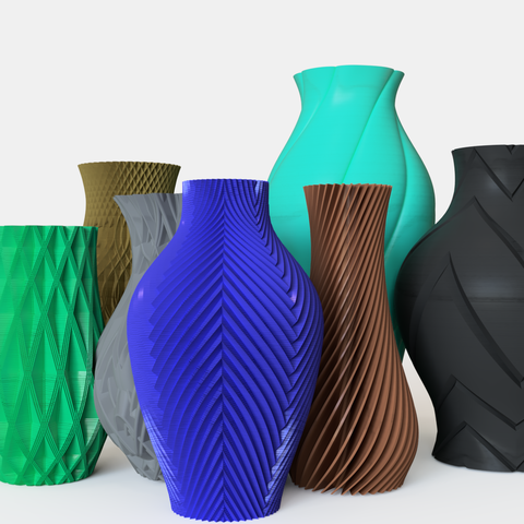 7 floreros vender casa venta de la botella en el conjunto kit vaso decoración difusor difundida aromatizador aromatese 3D print model - Mito3D