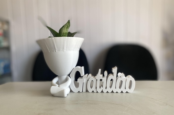 vaso gratitudine 3d print model - Mito3D