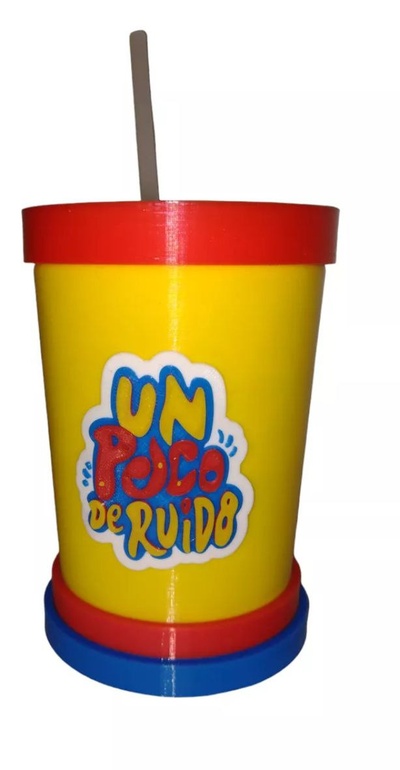 vaso un poco de ruido vasos milkshake unpocoderuido regalo musica cumbia 3d print model - Mito3D