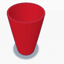 vaso home glass water 3d print model - Mito3D