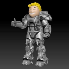 vault boy t60 art fallout game videogame sculpt fun bethesda armor easy 3d print model - Mito3D