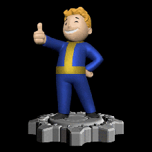 vault boy Spiel Geschenk geek einfach bethesda Spaß sculpt videogame fallout 3d print model - Mito3D